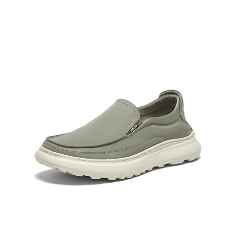 百思图2025夏新款简约时尚运动通勤布鞋厚底圆头男休闲鞋L6291BM5