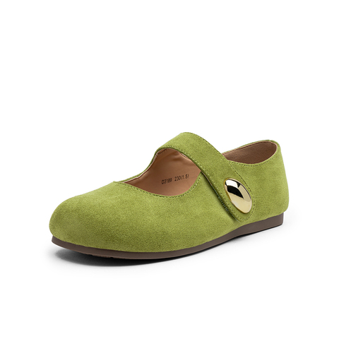 百思图2025秋季新款勃肯鞋时尚复古休闲户外女单鞋D3189CQ5