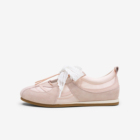 百思图2025秋新款商场同款猪芭蕾舞鞋时尚复古休闲女单鞋I7105CQ5