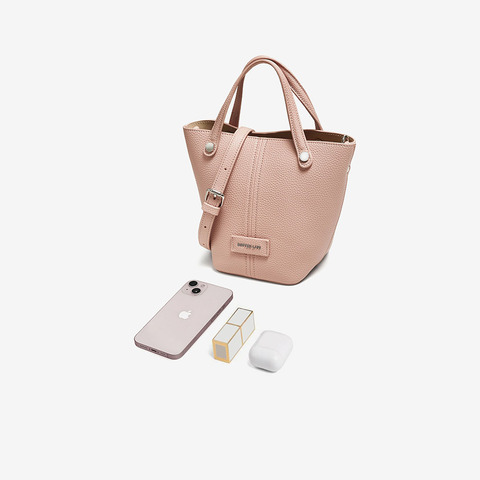 百思图2025夏季新款商场同款水桶包时尚通勤单肩斜挎包女TY001BX5