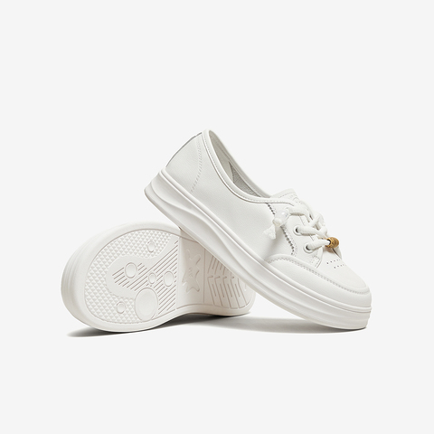 百思图2025秋季新款商场同款小白鞋简约户外女休闲鞋BJ208CA5