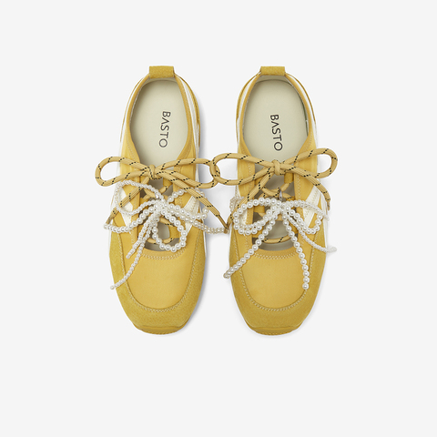 百思图2025秋季新款时尚复古户外运动德训鞋女休闲鞋A9002CM5