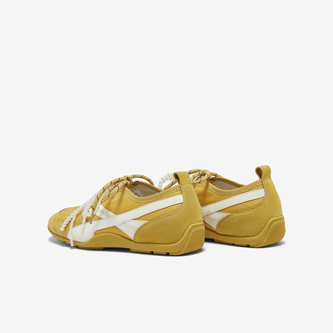 百思图2025秋季新款时尚复古户外运动德训鞋女休闲鞋A9002CM5