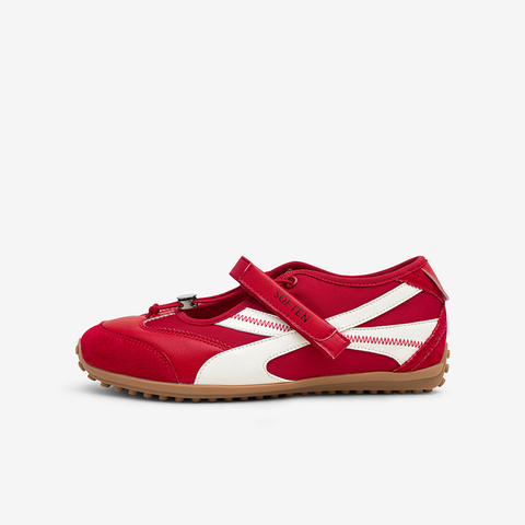 百思图2025秋季新款芭蕾舞鞋时尚潮流户外休闲女单鞋A7271CQ5