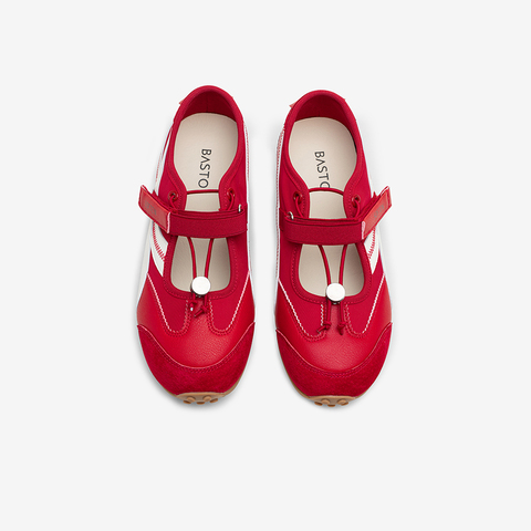 百思图2025秋季新款芭蕾舞鞋时尚潮流户外休闲女单鞋A7271CQ5