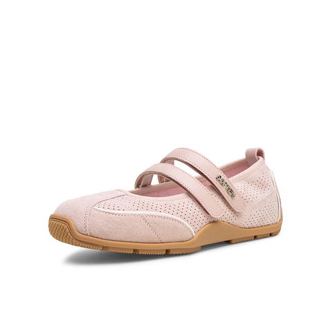 百思图2025秋季新款芭蕾玛丽珍时尚休闲浅口女单鞋D3222CQ5