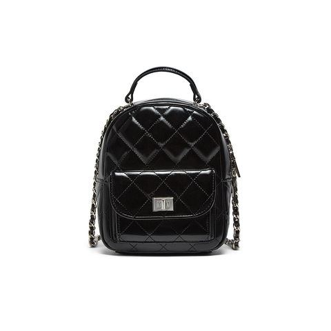 百思图2025夏季新款商场同款背包时尚休闲双肩包女TY006BX5