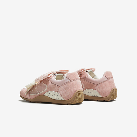 百思图2025夏季新款时尚简约复古运动德训鞋女休闲鞋A5313BM5