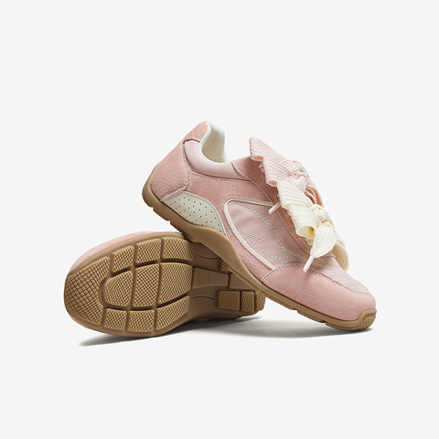 百思图2025夏季新款时尚简约复古运动德训鞋女休闲鞋A5313BM5