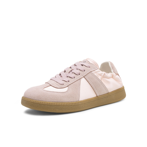 百思图2025秋季新款德训鞋时尚复古户外运动女休闲鞋D3192CM5