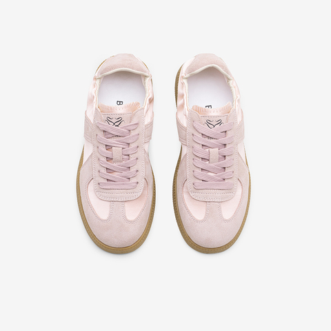 百思图2025秋季新款德训鞋时尚复古户外运动女休闲鞋D3192CM5