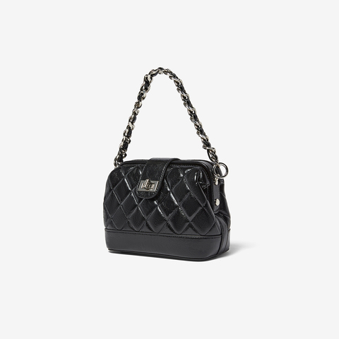 百思图2025夏季新款商场同款绗缝包时尚通勤单肩斜挎包女TY004BX5