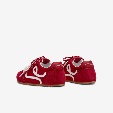 百思图2025秋季新款德训鞋时尚复古街头运动女休闲鞋D3203CM5