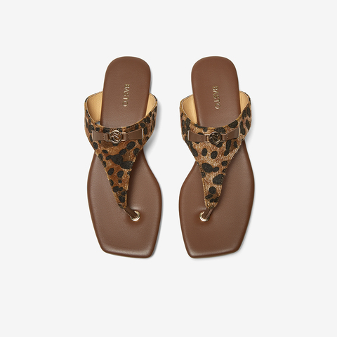 百思图2025夏季新款简约时尚户外休闲人字拖平跟女拖鞋C5831BT5