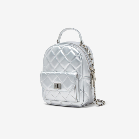 百思图2025夏季新款商场同款背包时尚休闲双肩包女TY006BX5