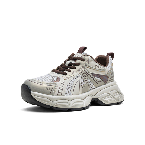 百思图2025秋季新款老爹鞋时尚潮流街头女运动休闲鞋CN177CM5