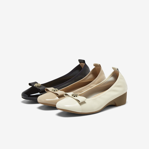 百思图2025秋季新款商场同款浅口单鞋时尚简约通勤女鞋C6021CQ5