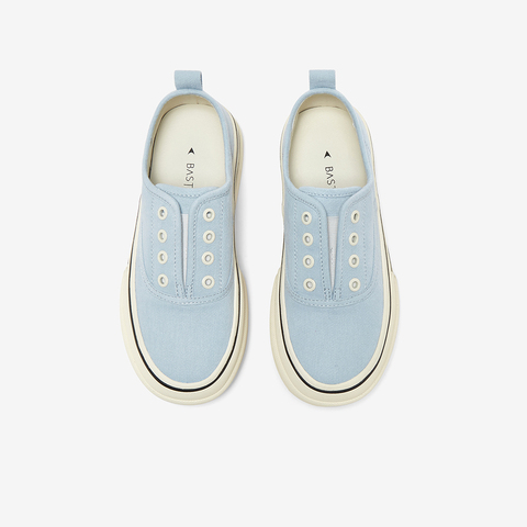 百思图2025秋季新款帆布鞋时尚街头运动厚底女休闲鞋A1213CM5