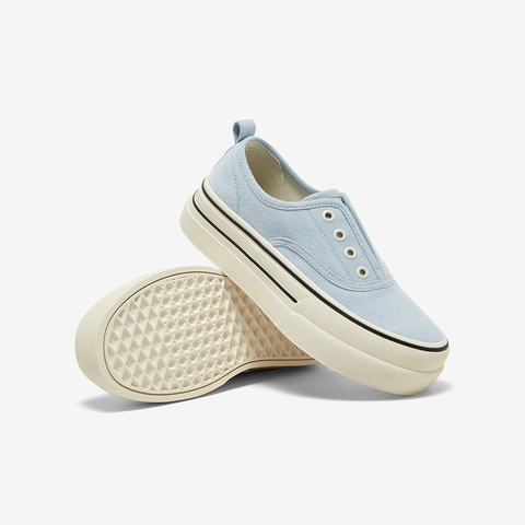 百思图2025秋季新款帆布鞋时尚街头运动厚底女休闲鞋A1213CM5