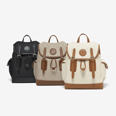 百思图2025秋季新款商场同款双肩背包时尚户外休闲女包TY034CX5