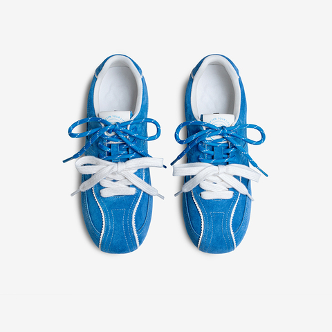 百思图2025秋季新德训鞋时尚复古户外运动平跟女休闲鞋D3250CM5