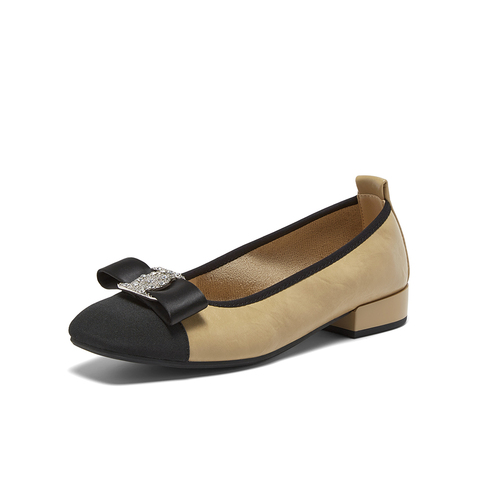 百思图2025秋季新款商场同款浅口单鞋时尚潮流通勤女鞋B1713CQ5