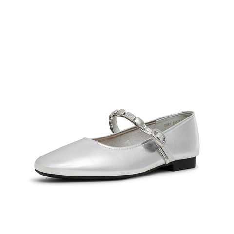 百思图2025秋季新款商场同款玛丽珍鞋时尚复古法式女单鞋F2081CQ5