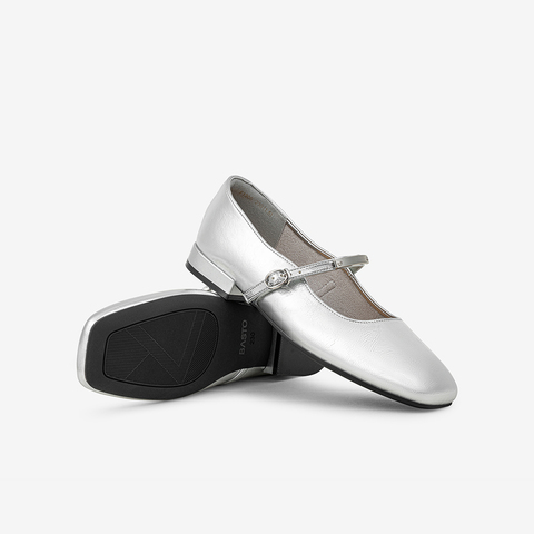 百思图2025春季新款商场同款时尚法式复古玛丽珍鞋女单鞋F1306AQ5