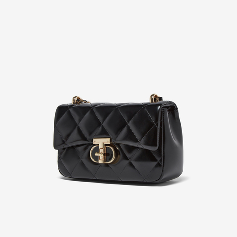 百思图2025秋季新款商场同款绗缝包时尚潮流通勤斜挎包女TY047CX5