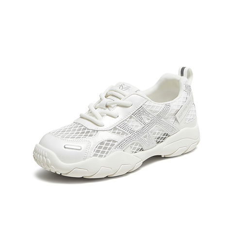 百思图2025夏季新款德训鞋时尚潮流街头复古女休闲鞋D3261BM5