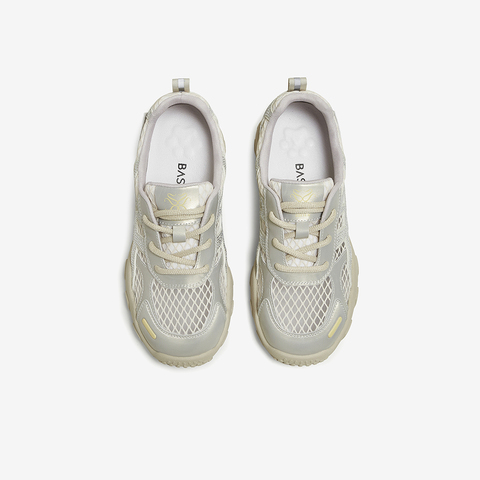 百思图2025夏季新款德训鞋时尚潮流街头复古女休闲鞋D3261BM5