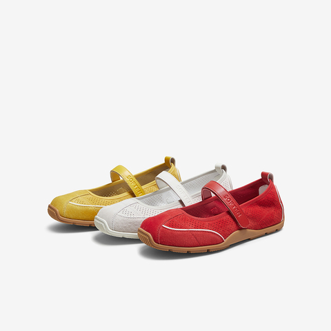 百思图2025秋季新款商场同款芭蕾舞鞋时尚休闲女单鞋D3310CQ5