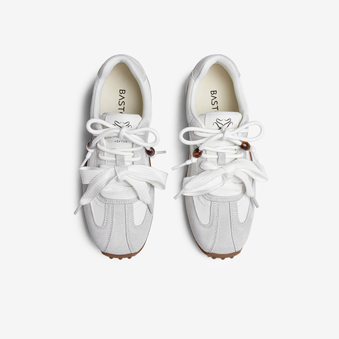 百思图2025秋季新款商场同款德训鞋时尚复古运动女休闲鞋A9012CM5