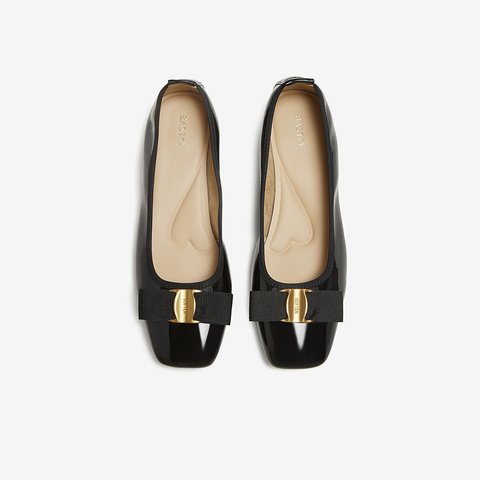 百思图2025秋季新款商场同款浅口单鞋时尚通勤粗跟女鞋B1708CQ5