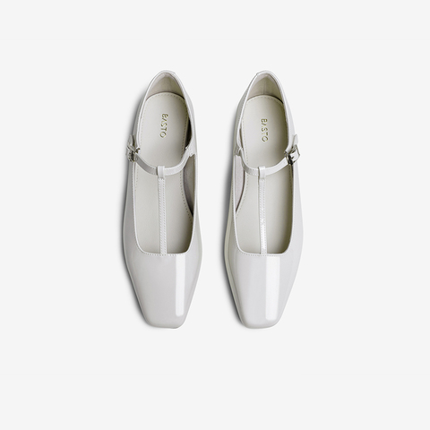 百思图2025秋季新款玛丽珍鞋时尚潮流通勤浅口女单鞋F3133CQ5