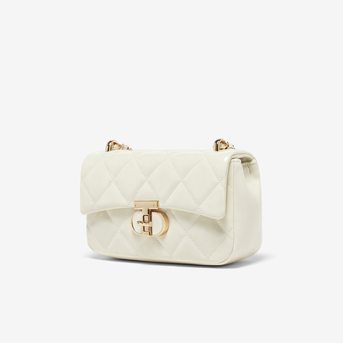 百思图2025秋季新款商场同款绗缝包时尚潮流通勤斜挎包女TY047CX5