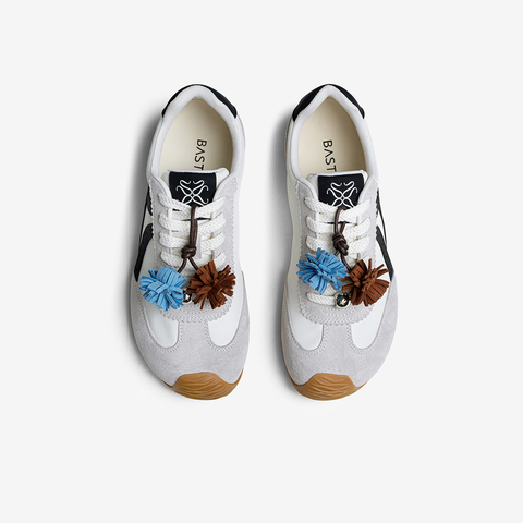 百思图2025秋季新款商场同款德训鞋时尚复古女运动休闲鞋A1857CM5