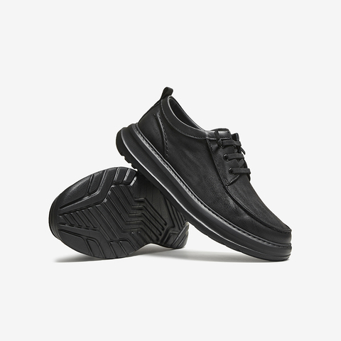 百思图2025秋季新款商场同款休闲皮鞋时尚商务厚底男鞋L3367CM5