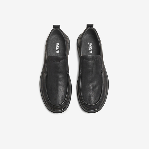 百思图2025秋季新款商场同款乐福鞋时尚户外男休闲鞋59775CM5