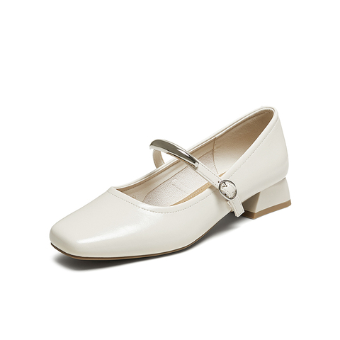 百思图2025秋季新款商场同款玛丽珍鞋复古法式女单鞋B5282CQ5