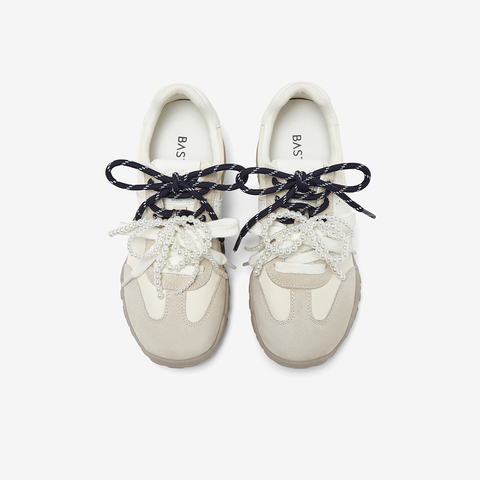 百思图2025秋季新款德训鞋时尚复古潮流增高女休闲鞋D3238CM5