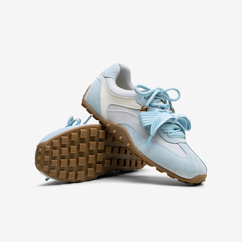 百思图2025秋季新款商场同款德训鞋时尚复古运动女休闲鞋A9012CM5