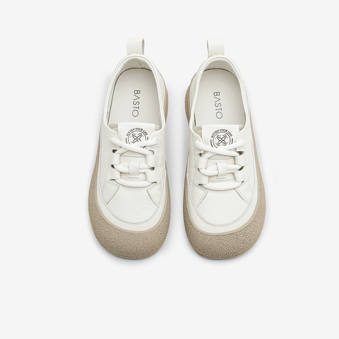 百思图2025秋季新款商场同款小白鞋时尚运动女休闲鞋W0908CA5