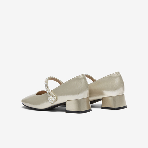 百思图2025秋季新款商场同款玛丽珍鞋时尚复古法式女单鞋W0768CQ5