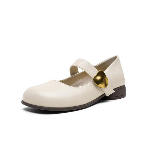 百思图2025秋季新款商场同款玛丽珍鞋时尚简约女单鞋F3511CQ5