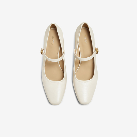 百思图2025秋季新款商场同款玛丽珍鞋简约时尚女单鞋F3518CQ5