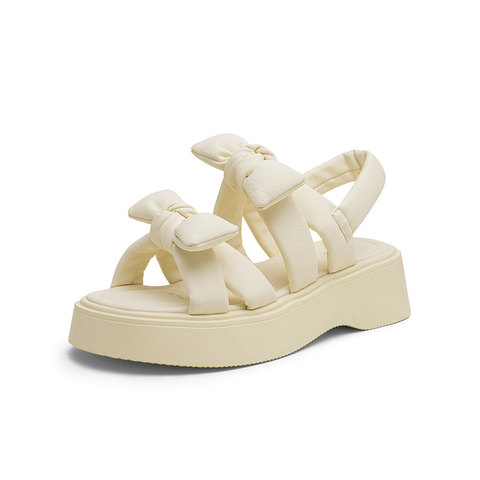 百思图2025夏季新款商场同款休闲凉鞋时尚户外运动女凉鞋CM152BL5