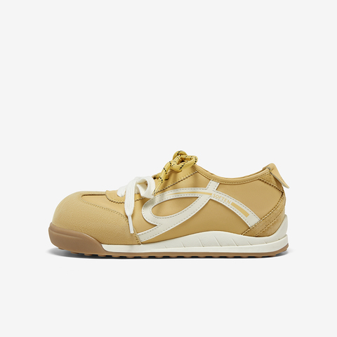 百思图2025秋季新款商场同款德训鞋时尚复古运动女休闲鞋D3179CM5