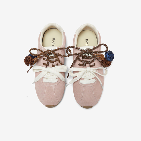 百思图2025秋季新款德训鞋时尚复古户外运动女休闲鞋A2715CM5