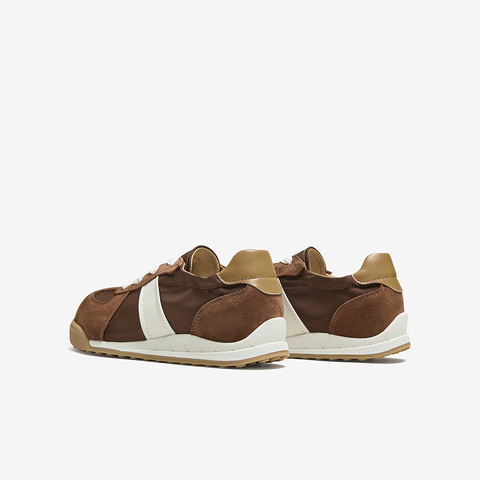 百思图2025秋季新款商场同款时尚复古德训鞋厚底女休闲鞋D3165CM5